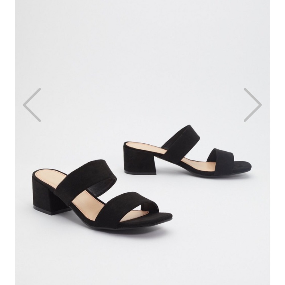 🌼Never WORN- Black Faux Suede Shoes